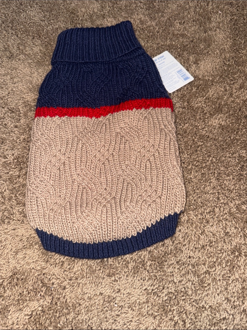 Top paw dog sweater